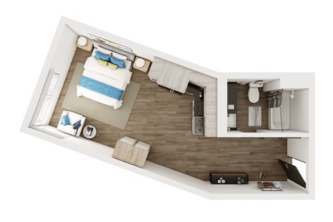 DOCKLINE, Studio, 1 Bath at Marina Square, Bremerton